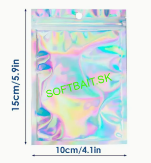 HOLOGRAFICKÉ VRECKO NA GUMOVÉ NÁSTRAHY 10X15